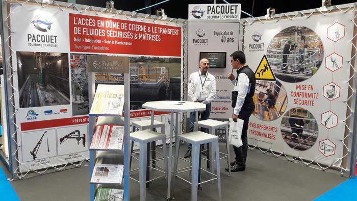 Vrac Tech-beurs, laadbordes, Pacquet