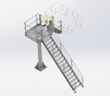 Poste de chargement standard simple, Pacquet