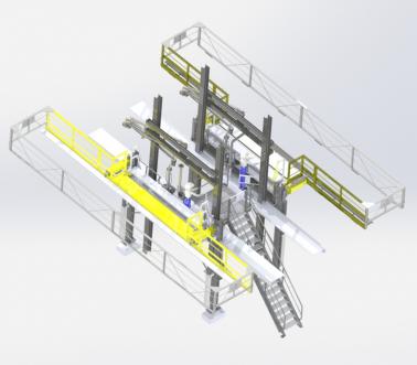 Plataforma de carga en domo de cisterna Monte et Baisse, Pacquet