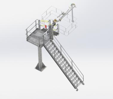 Plataforma de acceso en domo de cisterna estándar, Pacquet